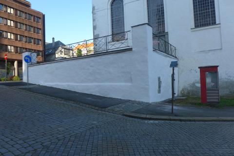 Terrassen på Nykirkens søndre side